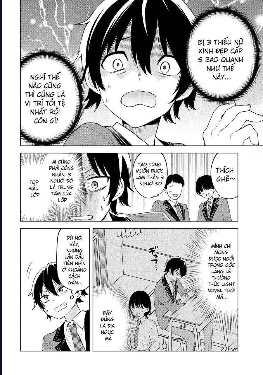 Inkya No Ore Ga Sekigae De S-Kyuu Bishoujo Ni Kakomaretara Himitsu No Kankei Ga Hajimatta - chap1 - Trang 11